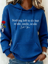 🔥Buy 3 Get 15% Off Women's Nothing Left To Do But Smile Smile Smile Print Casual Sweatshirt