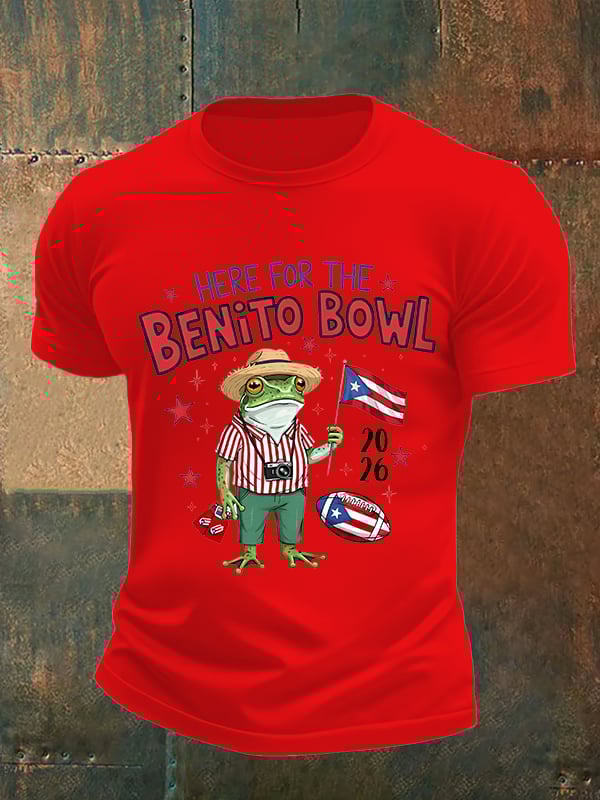 Men's  Benito Bowl Puerto Rico Football T-Shirt