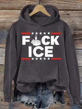 Women's  ICE  Print  Hoodie