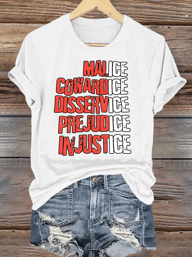 Women's  Justice For Her  T-Shirt