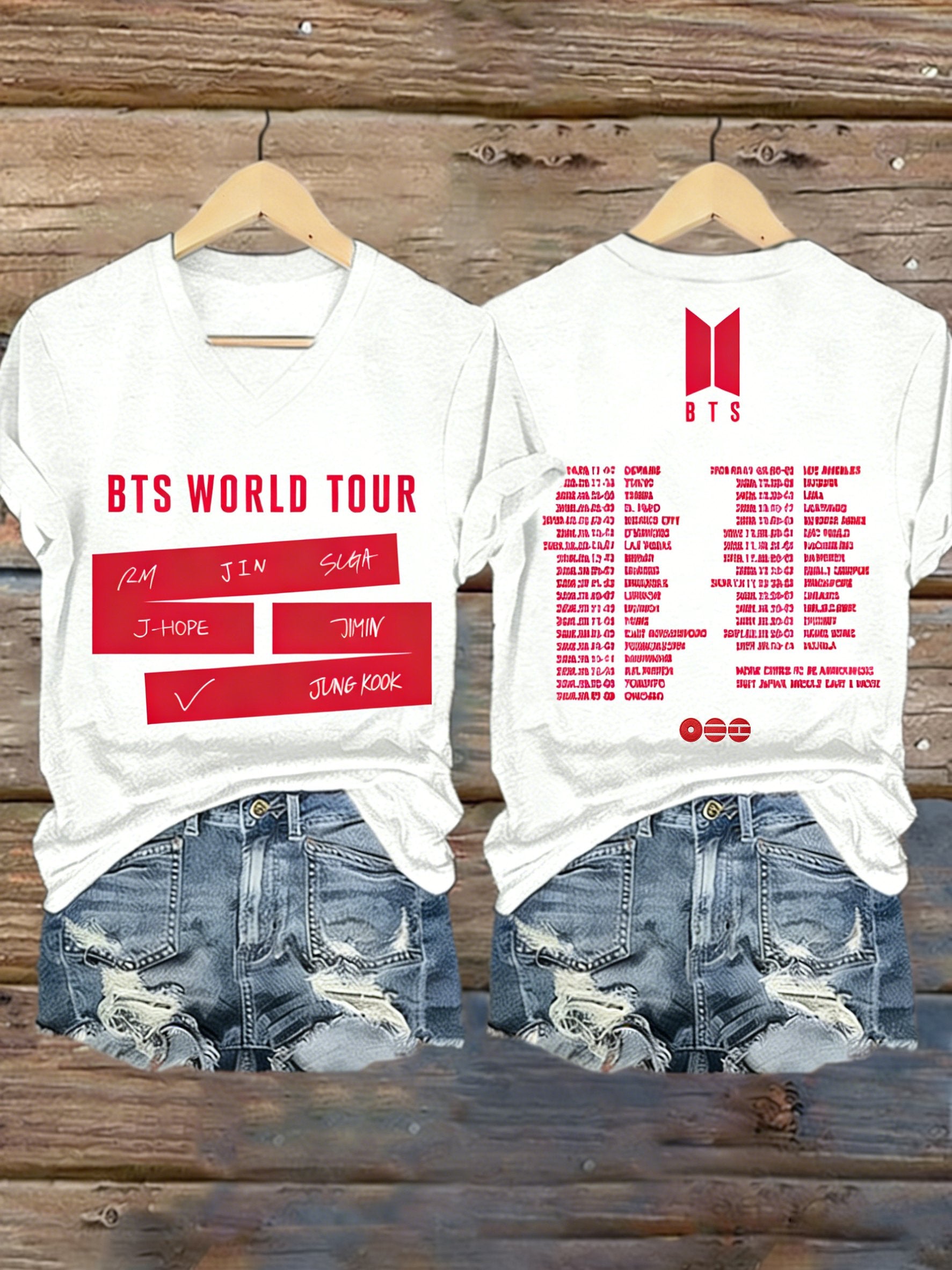 🔥Buy 3 Get 15% Off🔥Retro Music Tour Print T-Shirt