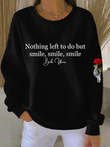 🔥Buy 3 Get 15% Off Women's Vintage Rock Tribute Print Casual Sweatshirt