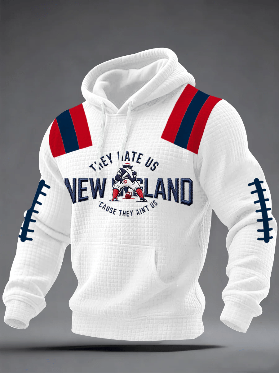 Men's Football Printed Casual Hoodie