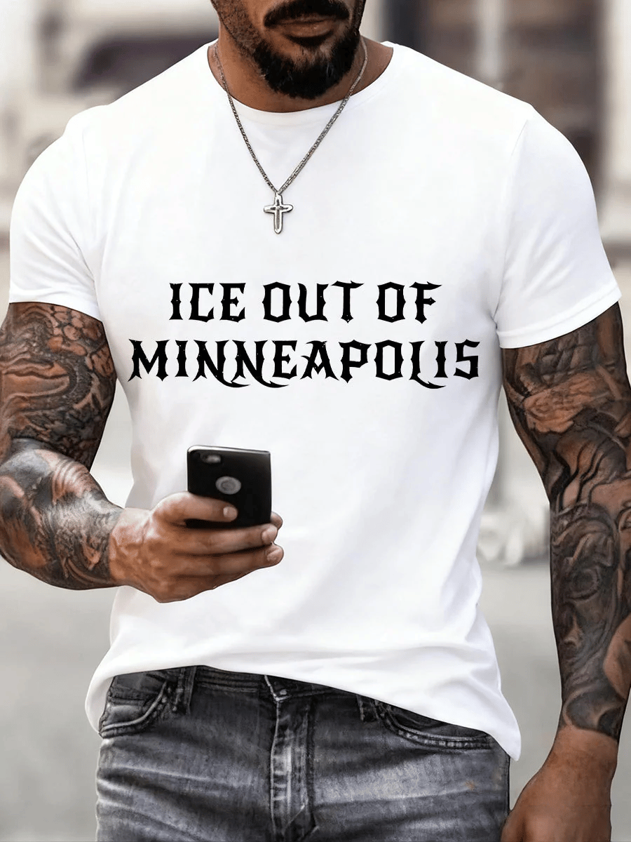 Men's ICE Out Of Minneapolis Print T-Shirt