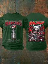 Men's 2026 Ice Hockey Champions Fans Printed T-Shirt
