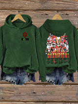 Women's  Football Print Hoodies