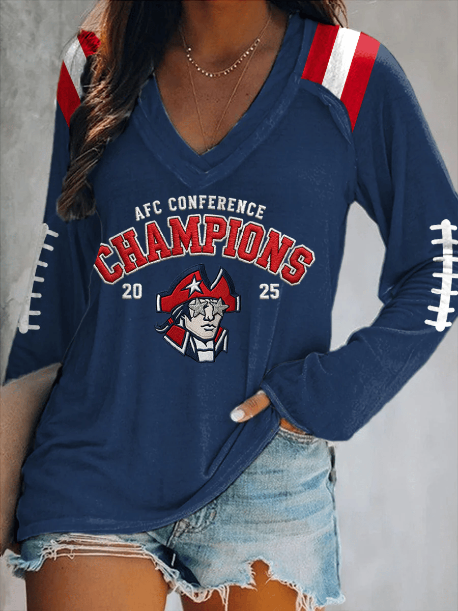 Women's Football Printed Top