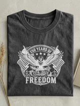 Vintage Usa 250th Anniversary Cotton Short Sleeve T-shirt