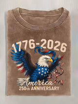 America's 250th Anniversary Eagles Cotton Short Sleeve T-shirt