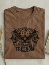 Vintage Usa 250th Anniversary Cotton Short Sleeve T-shirt