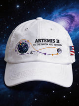 Unisex Artemis II 2026 Rocket Launch Print Hat