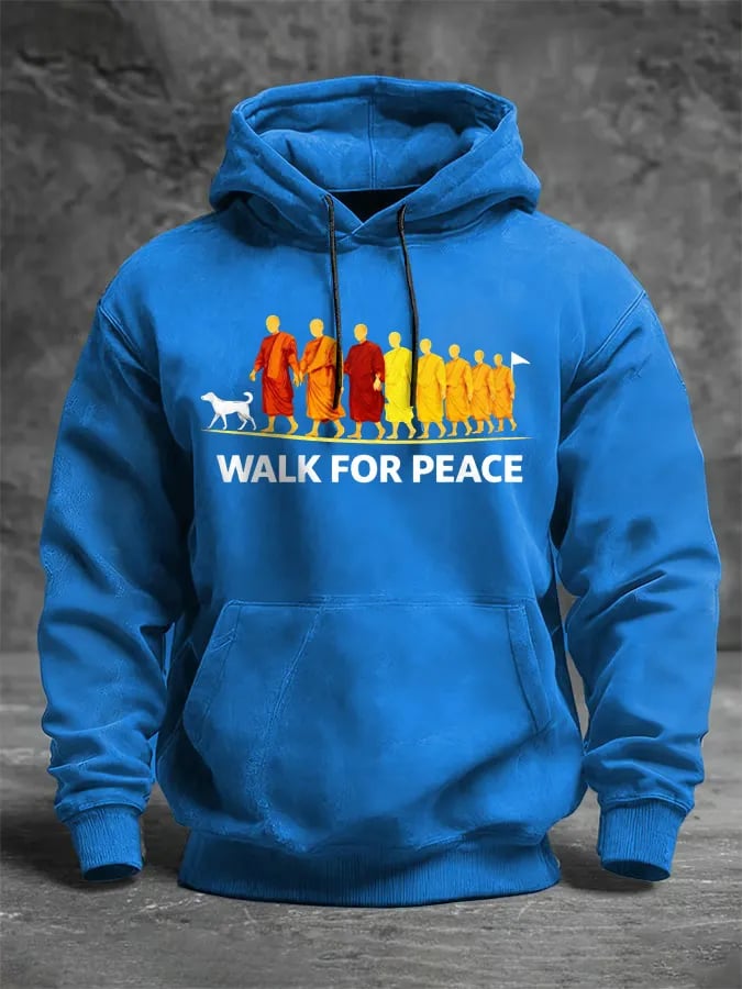 Men's Walk For Peace  Printed Sweatshirt
