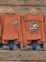 🔥Buy 3 Get 15% Off🔥Women's Scaring Off Kings Printed Sweatshirt