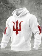 Men's Retro Football Printed Hoodie