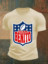 Men's  Team Benito Puerto Rico Print Casual Tee
