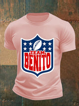 Men's  Team Benito Puerto Rico Print Casual Tee