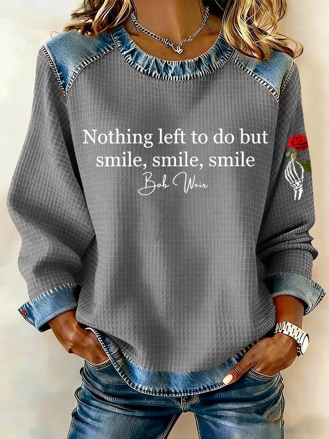 🔥Buy 3 Get 15% Off Women's Vintage Rock Tribute Print Casual Sweatshirt