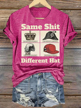 Women's  Same Shit Different Hat FDT Print  T-Shirt