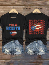 Women's Puerto Rico Print T-shirt