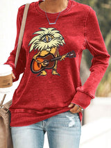 Women's Casual Printed Sweatshirt