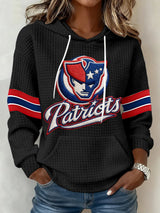 Women's Football Print Casual Sweatshirt