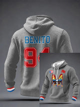Men's  Puerto Rico Print Hoodie