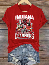 Women's  Football Print T-Shirt