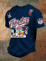 Men's Football Print Short-Sleeve T-Shirt