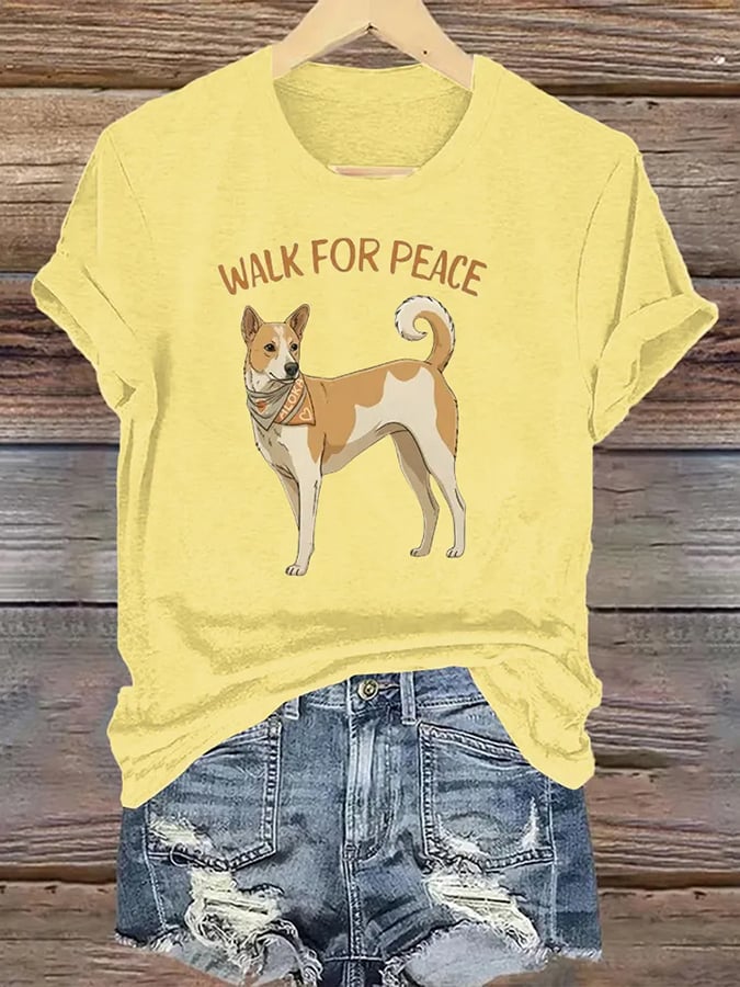 Women'S Walk for Peace  Art Print T-Shirt