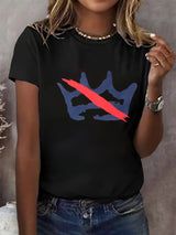 🔥Buy 3 Get 15% Off Women's  America has no kings Printed Casual T-Shirt