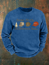 Men's  Same shit Different costume  Print  Sweatshirt