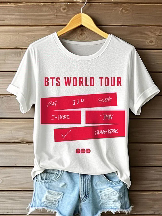 🔥Buy 3 Get 15% Off🔥Women's K-pop Boy Band T-shirt