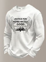 Men's Justice for Renee Nicole Good Printed Casual Sweatshirt