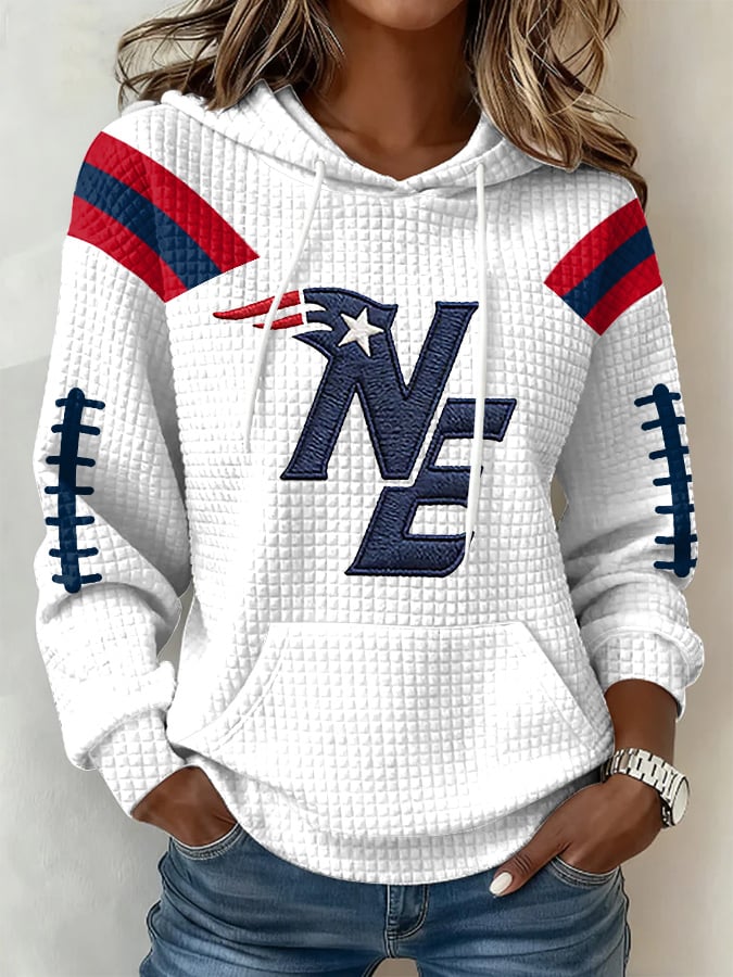 Women's Football Print Sweatshirt