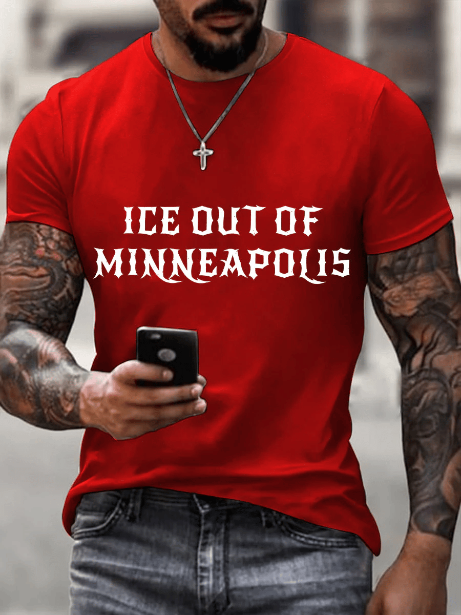 Men's ICE Out Of Minneapolis Print T-Shirt
