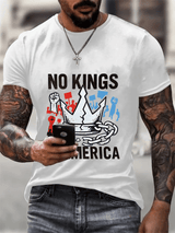 We Serve For The Country Not For The King Print  T-Shirt