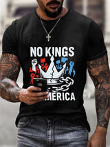 We Serve For The Country Not For The King Print  T-Shirt