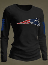 Women's Casual Print Long-Sleeve T-Shirt