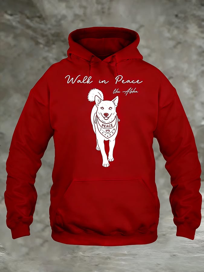 Men's Walk For Peace  Printed Sweatshirt