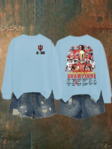 Women's   Football Print Sweatshirt