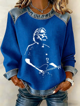 🔥Buy 3 Get 15% Off Women's Retro Print Long-Sleeve Sweatshirt