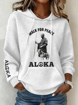 Women's Walk For Peace  Art Print Sweatshirt
