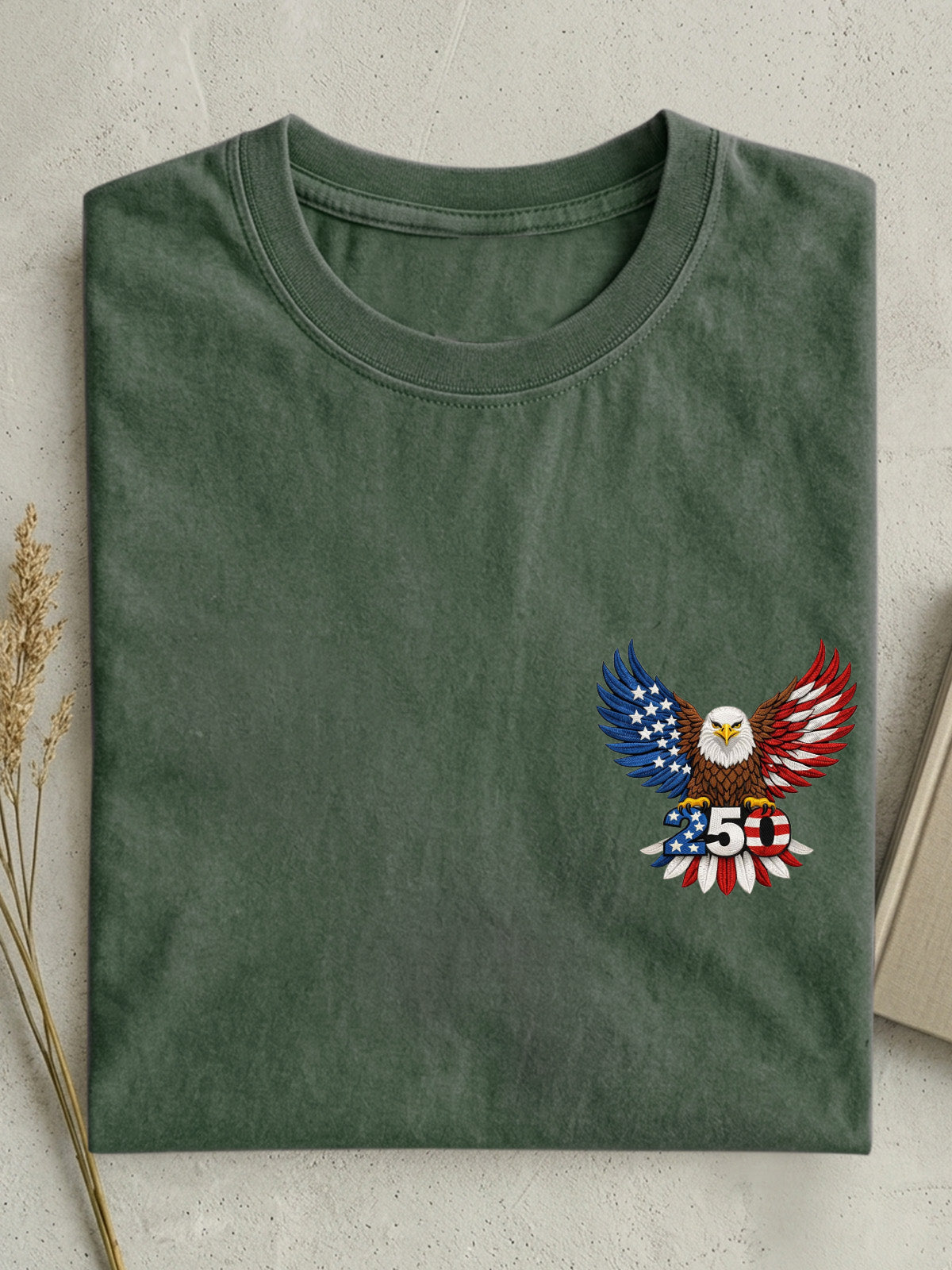 America's 250th Anniversary Eagles Cotton Short Sleeve T-shirt