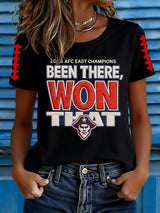 Women's Football Print T-shirt