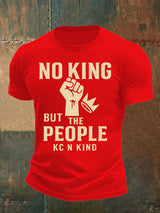 Men's no king but the people KC N kind print  T-Shirt