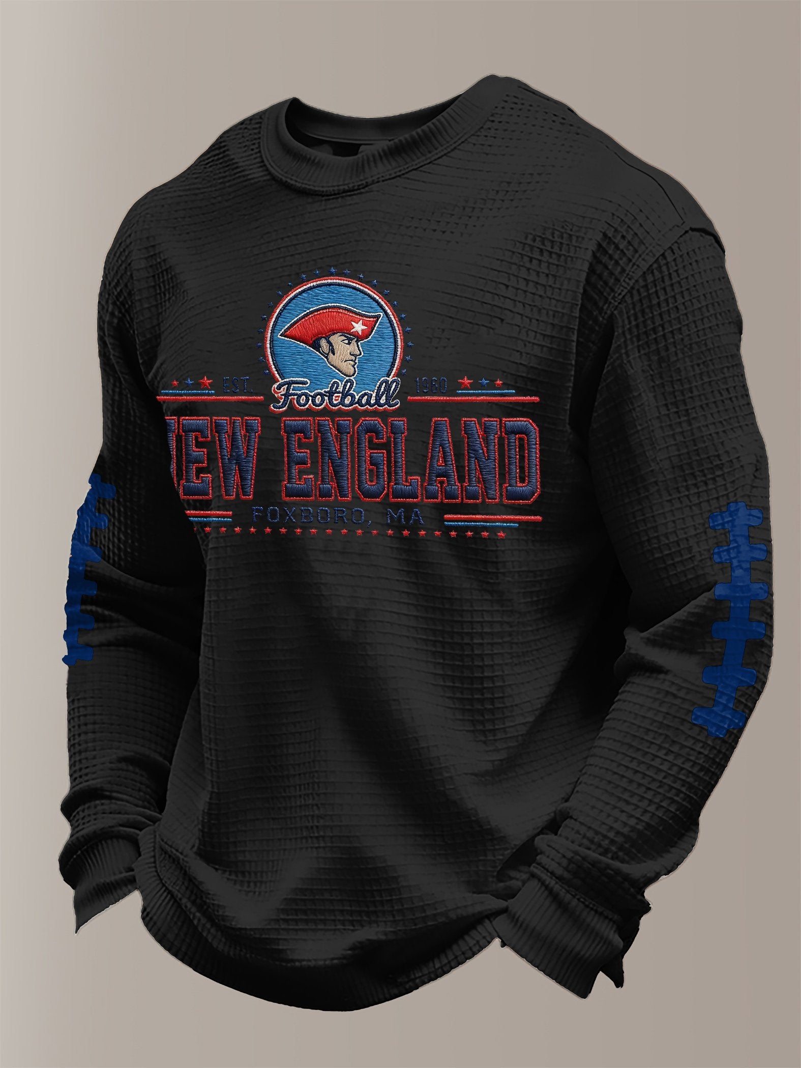 Men's Football Print Waffle T-Shirt