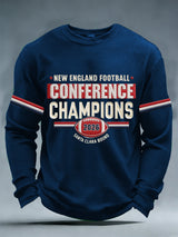 Men's Football Printed Waffle Top