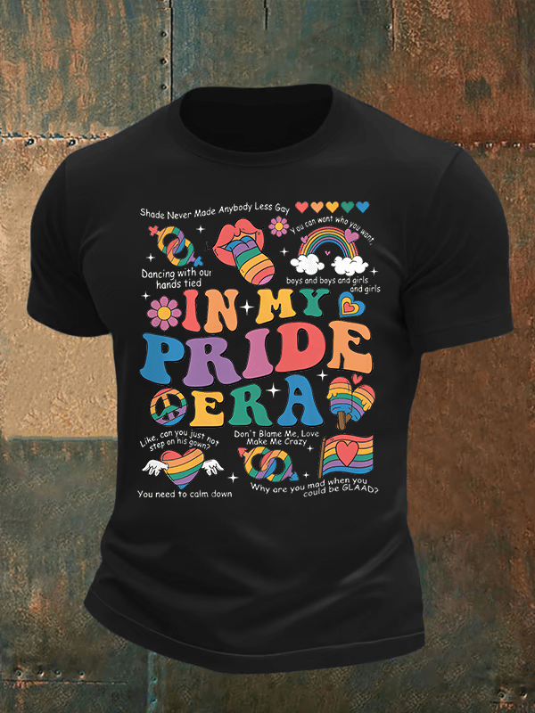 Men's In My Pride Era, Pride Month Print T-Shirt