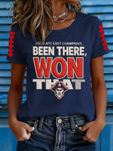 Women's Football Print T-shirt