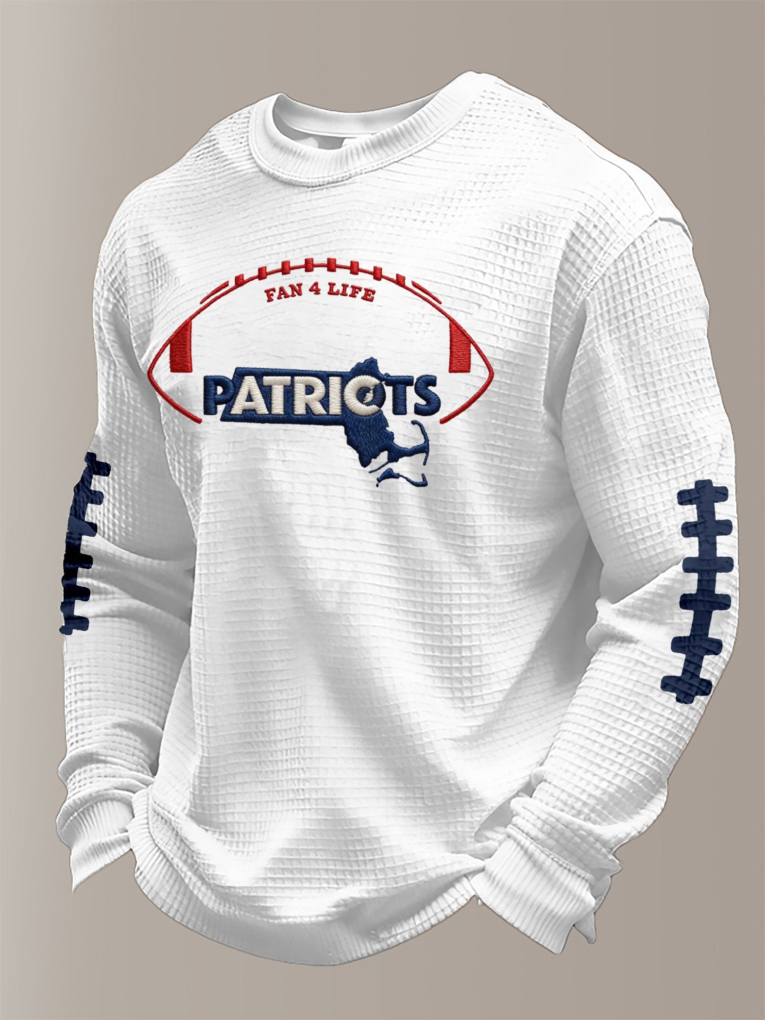 Men's Football Print Waffle T-Shirt